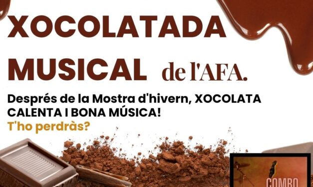 Xocolatada musical de l’AFA. T’ho perdràs?