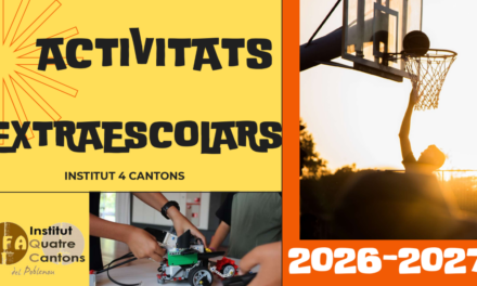 Oferta d’activitats extraescolars pel Curs 2026-2027