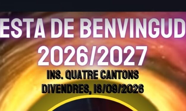 Festa de Benvinguda de l’AFA: Us esperem el 18 de setembre!